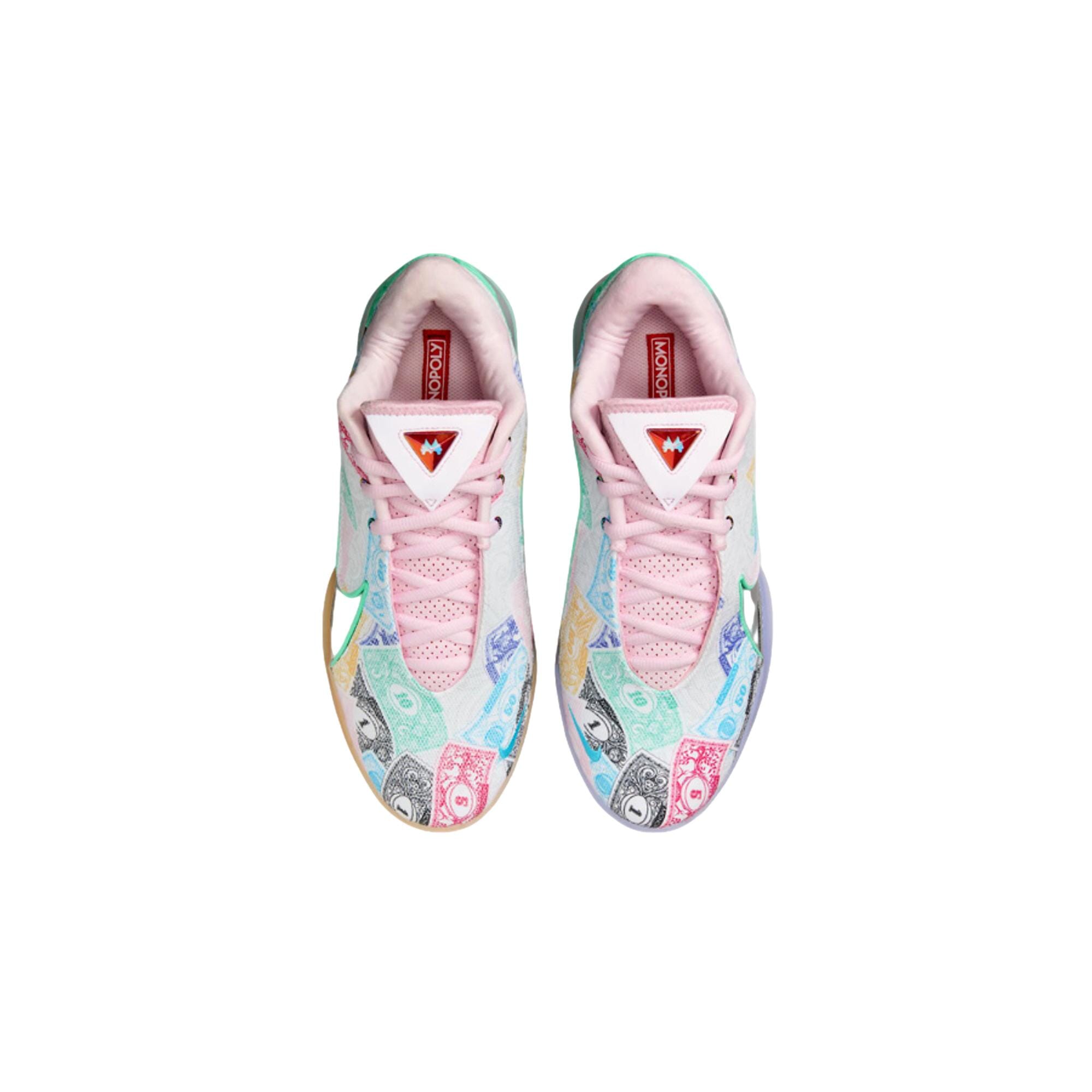 Nike Mens LeBron XXII Currency Basketball Shoes White Multi 11 Medium