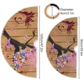 thumbnail image 3 of FMSHPON Butterfly Retro Fairy Xmas Christmas Tree Skirt Stand Mat for Holiday Party Decoration Indoor Outdoor 36 inches, 3 of 6