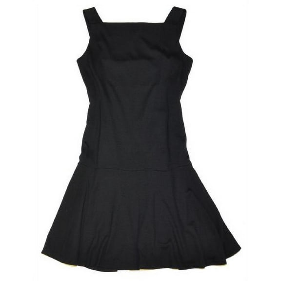 Ralph Lauren Women Fashion Sleeveless Wool Dress (8, Black)
