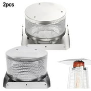 Stainless Steel Pyramid Heater Emitter Screen Base Replacement 7 Inch Diameter 5.2 Inch Tall for Outdoor Patio Heaters