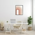 thumbnail image 2 of Stupell Home Décor Rustic Desert Rainbow Geometric Abstraction Terracotta Tones, 24 x 30, Designed by Ros Ruseva, Black Frame, 2 of 7