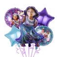 thumbnail image 3 of Decoración para fiesta de cumpleaños de Disney Encanto, vajilla de princesa Mirabel azul y morado, suministros para globos, abalorio para baby shower, regalo para niños, 3 of 5