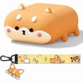 thumbnail image 1 of wonima11 for Airpods Pro & Pro 2 Case Cute, AirPod Case Cover Pro 1 / 2nd Generation Anime Cat Dog Corgi for Men & Women, Wireless Charge Support with MagSafe, LED Visible, Shiba Inu, 1 of 1