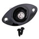 thumbnail image 4 of Conector de enchufe de 1/4 "con forma ovalada negra de repuesto para accesorios de guitarra eléctrica Negro Yuyangstore Placa ovalada de guitarra, 4 of 8