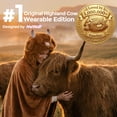 thumbnail image 2 of Sudadera portátil con capucha Mewaii Ultimate Sofdness Highland Cow, 2 of 9
