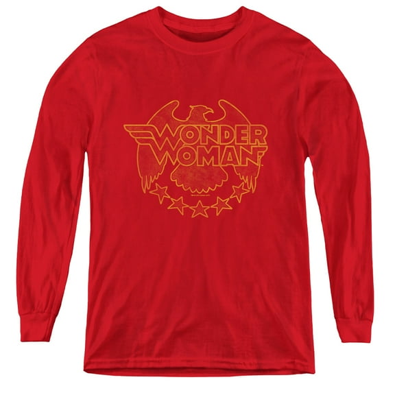 Dc - Wonder Eagle - Youth Long Sleeve Shirt - Medium