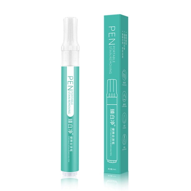 Bleach Pen for Clothing,Grease Stain Remover Wash Free Laundry Clean Pen Instantly Remove Stains (1pcs)