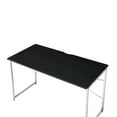 thumbnail image 2 of Tennos Vanity Desk in Black & Chrome Finish, 2 of 4