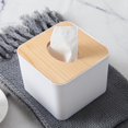 thumbnail image 2 of Draw Paper Box Pulls Smoothly Tissue Storage Case Plastic Napkin Paper Organizer Stable for Kitchen Bedside Table Restaurant, 2 of 8