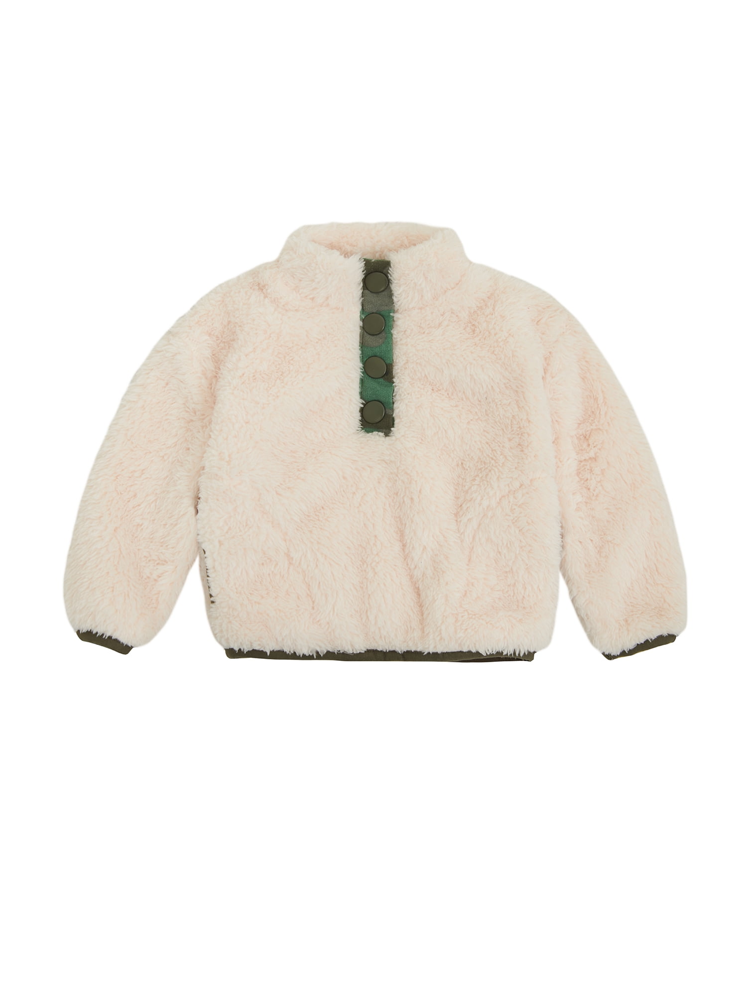 Wonderluxe Baby Boys' Teddy Fleece Pullover and Jogger Pants Set, 2-Piece, Sizes 0/3M-24M