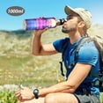 thumbnail image 6 of Yayeee 20oz Insulated Water Bottle Double Wall Stainless Steel with Flip Straw Lid, Purple Digital Art, 6 of 7