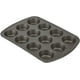 thumbnail image 1 of Molde para magdalenas GoodCook Everyday, acero antiadherente, 12 tazas, gris, 1 of 6