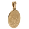 thumbnail image 4 of Medalla católica ANGGREK tallada en oro material metálico 1,8 x 3 cm, 4 of 8