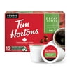 Tim Hortons Decaf, Medium Roast Coffee, Single-Serve K-Cup Pods Compatible with Keurig Brewers, 12ct K-Cups