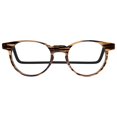 thumbnail image 2 of Gafas de lectura Clic Taku Havana con aumento 2.5, plegables, 2 of 7