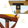 thumbnail image 3 of OULII 2 Pcs Équerre d'Angle de Pergola Renforcée Support de Toit en T en Métal Noir pour Patio, 3 of 8