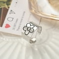thumbnail image 3 of ZZwxWA Deals Si-mple Wind Glossy Flower Small Fresh Open, 3 of 5
