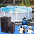 thumbnail image 6 of Outdoor Pool Pump Filter Cover, Waterproof Dustproof UV-Resistant Oxford Fabric Protector for Tall & Short Pool Pumps, 6 of 9