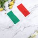 thumbnail image 2 of EeaseMX 50 banderas pequeñas de Italia para sujetar con palo, banderas internacionales de países del mundo, decoración para fiestas., 2 of 8