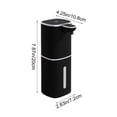 thumbnail image 2 of Lunxisen 1 Pcs Automatic Soap Dispenser Touchless Rechargeable Adjustable Foam for Bathroom Kitchen Sink Sensor Activated Sanitizer(360ml), 2 of 9
