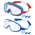 thumbnail image 1 of Gafas de natación Rantizon para niños, visión amplia, antivaho, rayos UV, de 3 a 15 años, 1 of 7