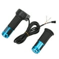 thumbnail image 1 of 1 par de puños de acelerador giratorios para bicicleta, scooter, mango del acelerador, control de velocidad para vehículos eléctricos, color azul, 1 of 15