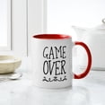 thumbnail image 4 of CafePress - Game Over Mugs - 11 oz Ceramic Mug - Novelty Coffee Tea Cup, 4 of 4