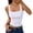 White -BI20, variant on Inglocry Womens Double Lined Tank Tops Square Neck Crop Tops Sleeveless Halter Slim Fit Summer 2026 White XL