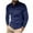 Purple, variant on New Fall Plus Size Tops for Mens Solid Color Sport Shirt With Button Lapel Long Sleeve Lapel Top/Shirt Black Deal on Clearance!