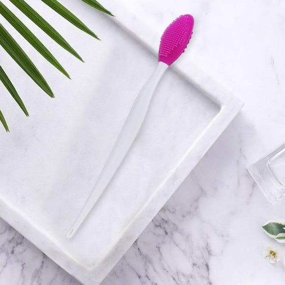 Cepillo de limpieza facial Exfoliante Macarena Mini Exfoliador púrpura