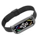thumbnail image 3 of Correa de malla de acero inoxidable, accesorio de banda de repuesto Flexible, transpirable y de moda, apto para Mi Band 7, color negro, 3 of 14