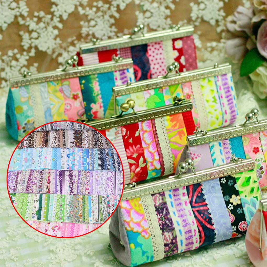VONKY 30pieces Mini Fabric Soft And Durable Fabrics For DIY Sewing Quilting Fabric For Ewing Sewing Fabric