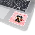 thumbnail image 3 of Happy Valentine's Day Rottweiler holding flowers Vinyl Sticker Rottie Dog Lover Gifts Idea Waterproof Decal Art Decor - 03005, 3 of 5