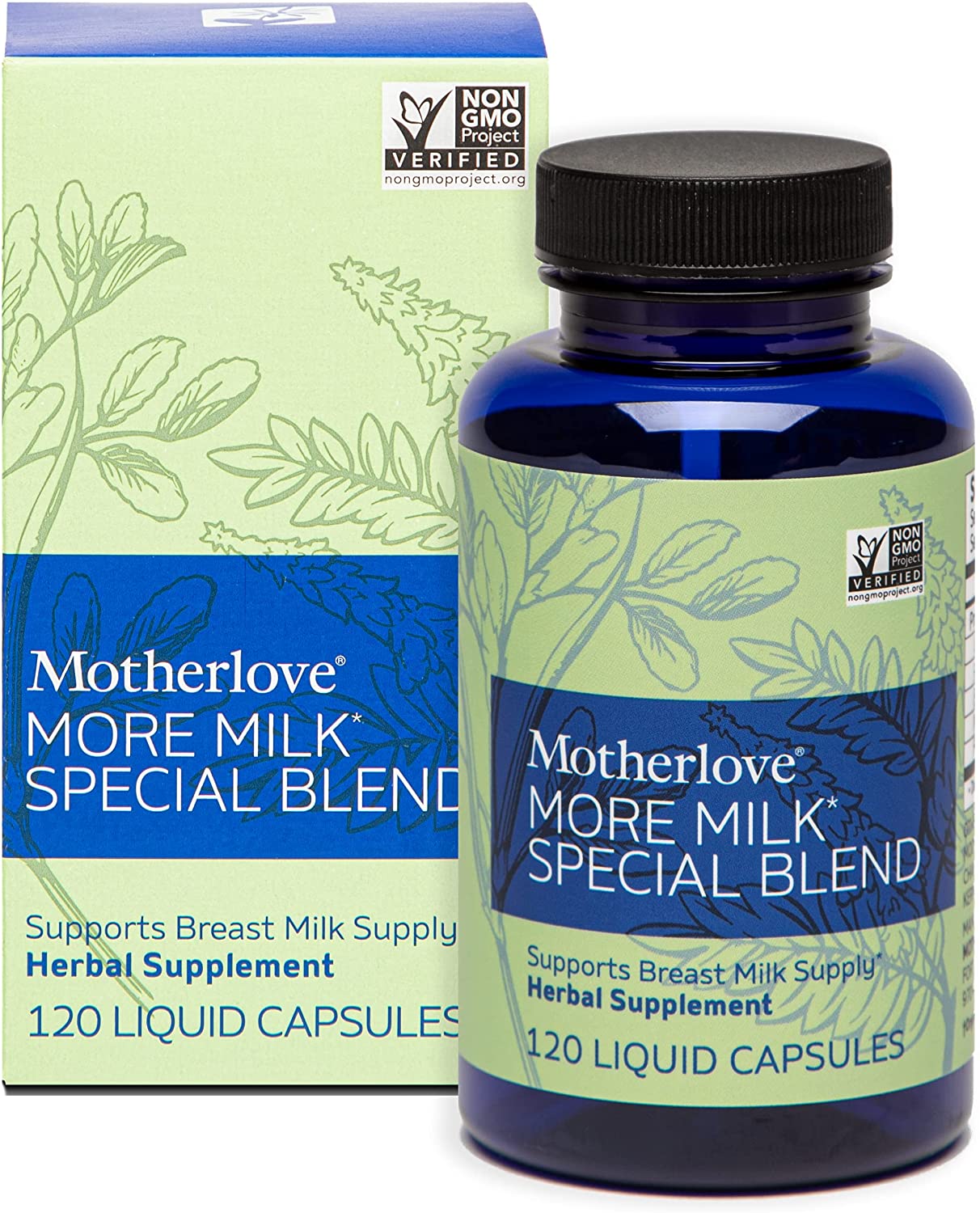Motherlove More Milk Special Blend Vegan Capsules (120ct) Herbal