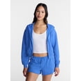 thumbnail image 2 of No Boundaries Boxy Zip Up Hoodie, Women's XXS-XXL, 2 of 6