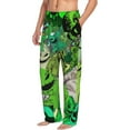 thumbnail image 2 of Oogie Boogie Men's Pajama Pants, Ultra-soft Comfy Casual Lounge Pants, Graphic Printed Sleep Pjs Bottoms With Drawstring Pockets, 2 of 8
