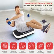 Hurtle HURVBTR36 Vibration Plate Machine for Home Body Exercise Workout Training