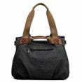 thumbnail image 4 of Sac à Main Quotidien Décontracté Vintage Hobo en Toile pour Femmes Dames, Poignée Supérieure, Épaule, Cabas, Cabas, 4 of 7