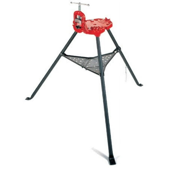 Portable Tristand Yoke Vises, 2 1/2 in Pipe Cap.