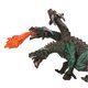 thumbnail image 3 of Simulated 3 Head Fire Spraying Dinosaur Model Realistic Jurassic Animal Collection Educational Toy, 3 of 4