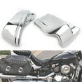 thumbnail image 5 of NS ABS Motorcycle Left & Right Battery Side Cover Fit for Yamaha V Star 650 DragStar 650 XVS650 XVS650A, Chrome, 5 of 5