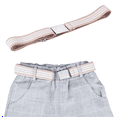 thumbnail image 7 of Buyless Fashion Kids Toddlers Baby Adjustable Elastic Stretch Belt with Silver Buckle, 7 of 7