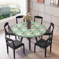 thumbnail image 2 of AMERTEER Waterproof Non-slip Round Elastic Table Cover Classic Pattern Table Cloth - D - 150cm (60 Inch)  60 inch, 2 of 6