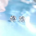 thumbnail image 5 of Limerencia Dainty Stud Earrings for Women Men, CZ Earring Piercing | Titanium Hypoallergenic Earrings Cubic Zirconia Suitable for Sensitive Ears, 5 of 9