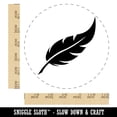 thumbnail image 2 of Bird Feather Self-Inking Rubber Stamp Ink Stamper - Blue Ink - Large 1-1/2 Inch, 2 of 7