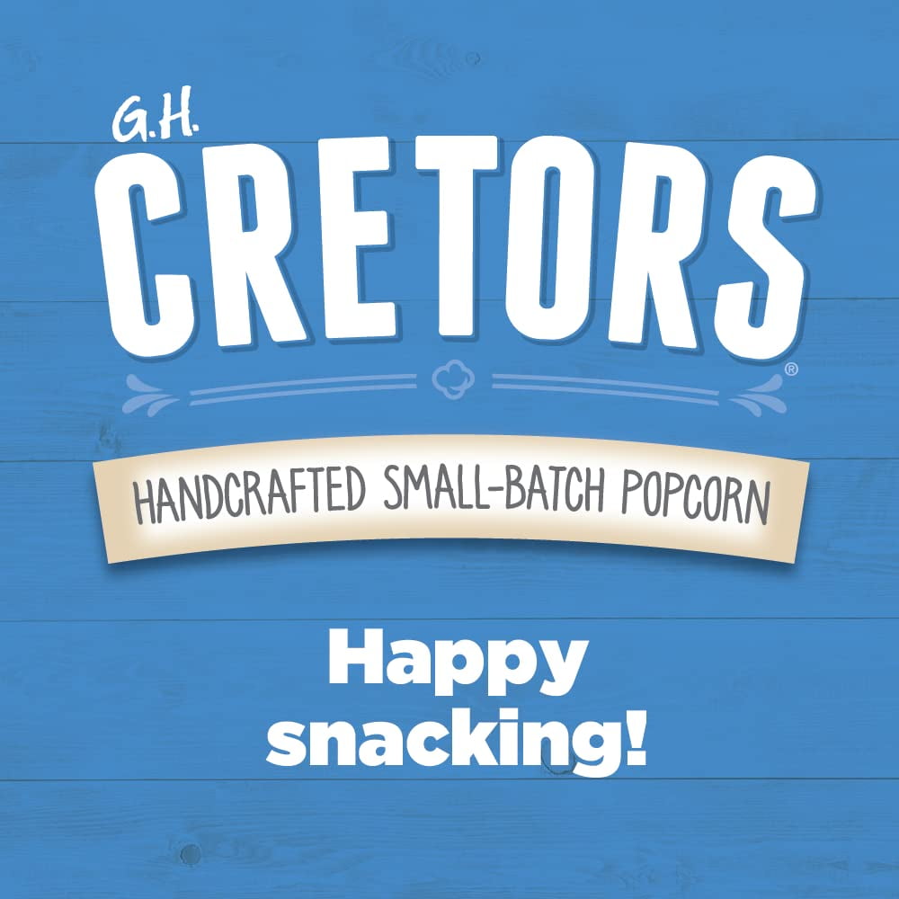 G.H. Cretors, Cheddar Cheese Flavor Popcorn Single Serving Bags (6 Pack - 2.5 Oz Each)