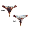 thumbnail image 3 of Disketp String Femme Sans Couture Imprimé Dragon Féroce, String Invisible, Culottes pour Femmes - Grand, 3 of 6
