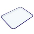thumbnail image 4 of OULII Rectangular Serving Tray Oven Roasting Pan Non Stick Heat Resistant 27x19cm White, 4 of 8