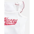 thumbnail image 7 of Kacey Lee Ruffled Spaghetti Strap Pet Tee for Cats and Dogs, Small, 7 of 7