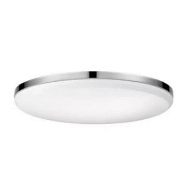 Globe Electric 248044 Ellington Collection Chrome Ultra Slim LED Flush Mount Lantern